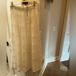 Theory Lace Knit Skirt